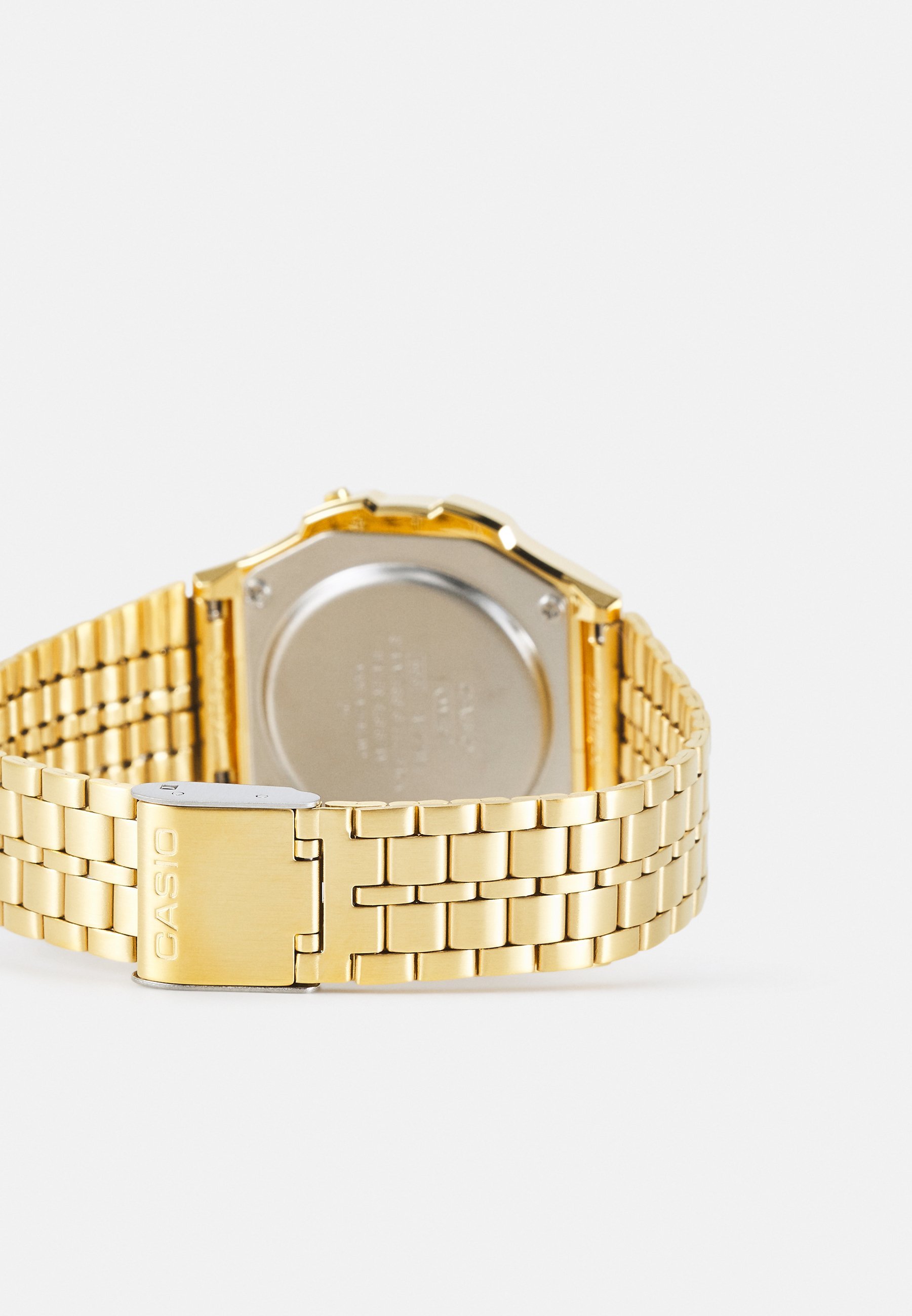 Casio Runde Unisex-Digitaluhr – goldfarben