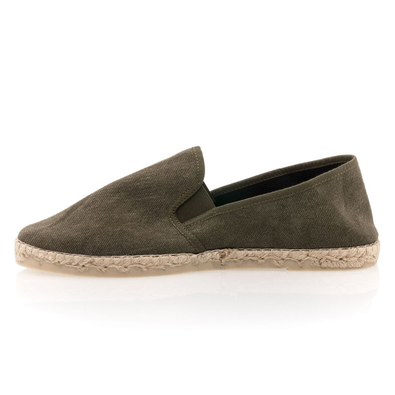Grønne espadriller med tausåler for menn