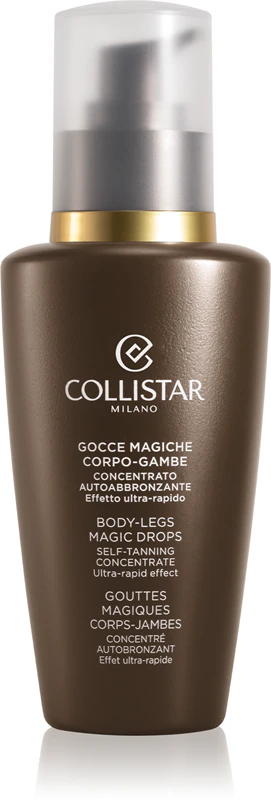Collistar Magic Drops Body-Legs Self-Tanning Concentrate samoopaľovacia emulzia na telo a nohy