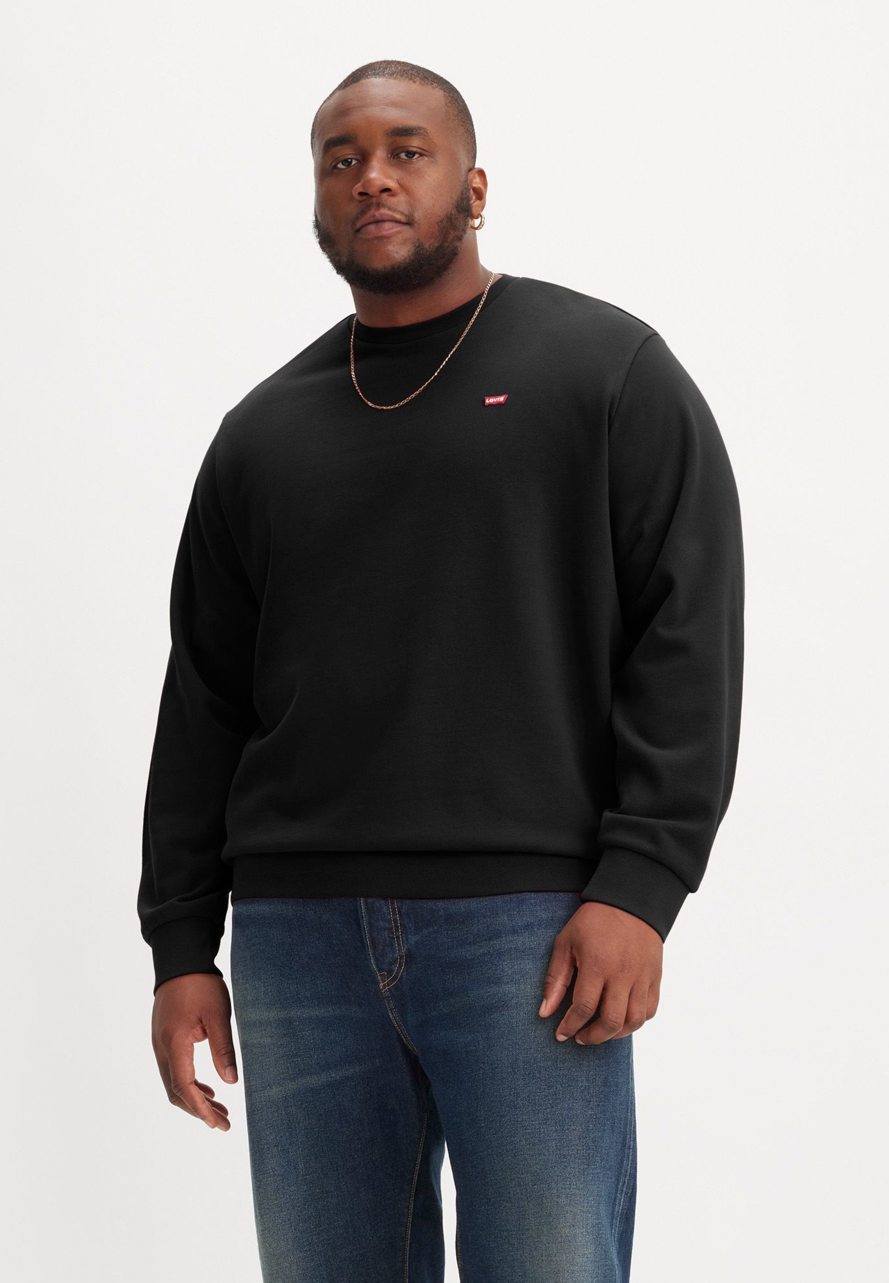 Levi's® Plus BIG ORIGINAL CREW - Sweat-shirt - caviar