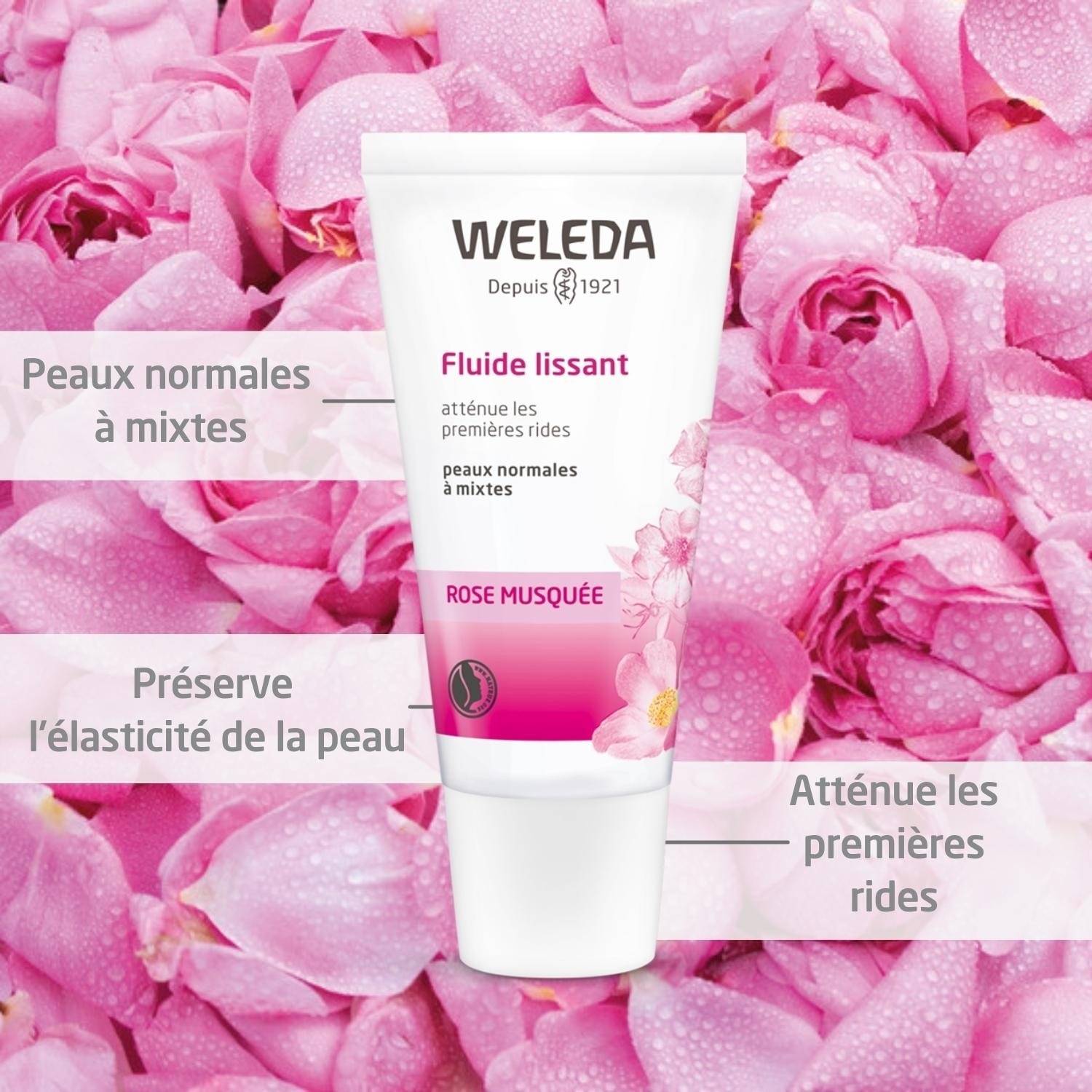 Weleda Fluide lissant Rose