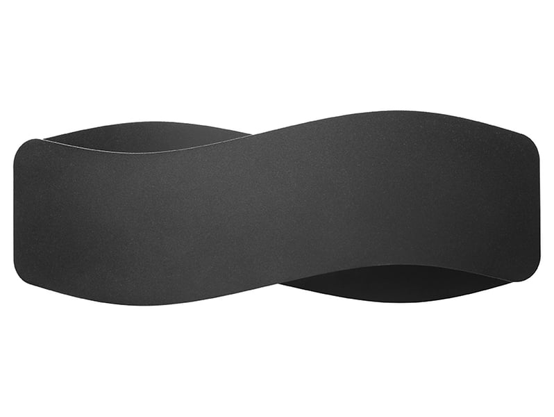Kinkiet Tila 40 cm stalowy czarny