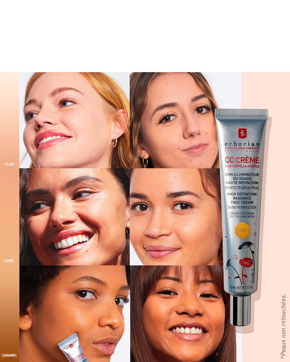 ERBORIAN CC CREAM ÎNALTĂ DEFINIȚIE SPF 25 ILUMINATOR DE TEN