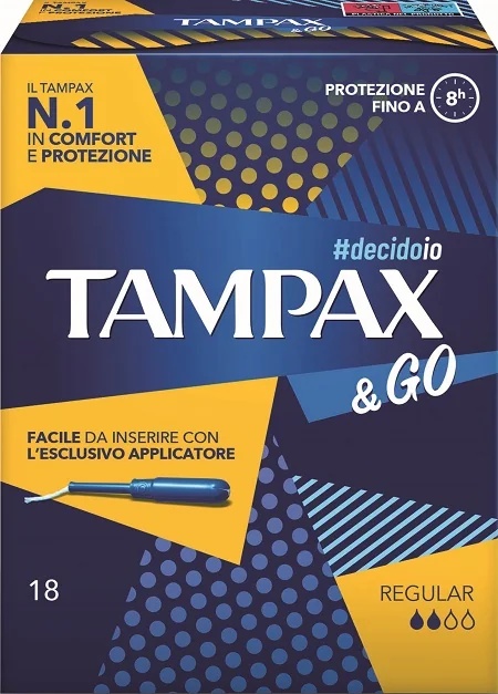 TAMPAX Tampax&Go Regular Nf 18
