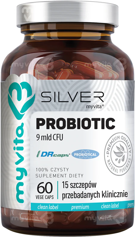 MyVita Silver Probiotic 9 miljard CFU voedingssupplement capsules ter ondersteuning van de spijsvertering