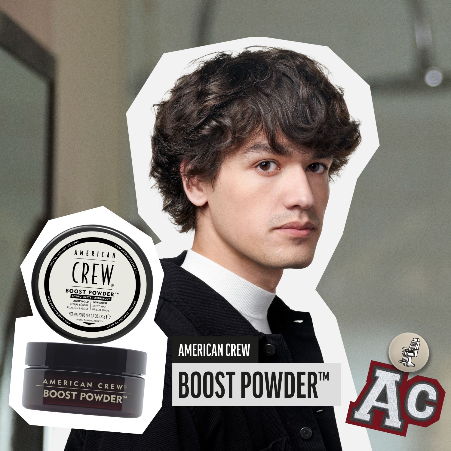 American Crew puder za lase Boost - 10 g