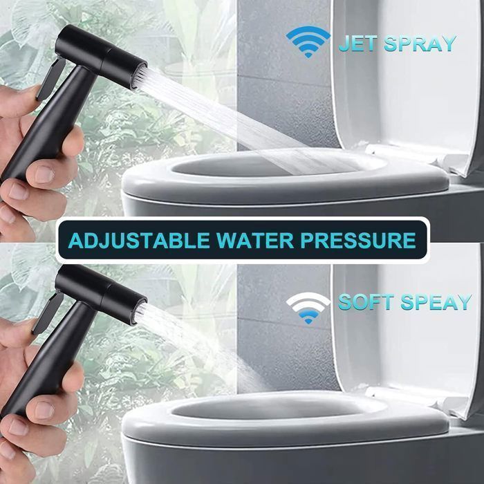 Toilet Bidet Sprayer, Toilet Bidet Sprayer, Sprayer with Hose and G1/2