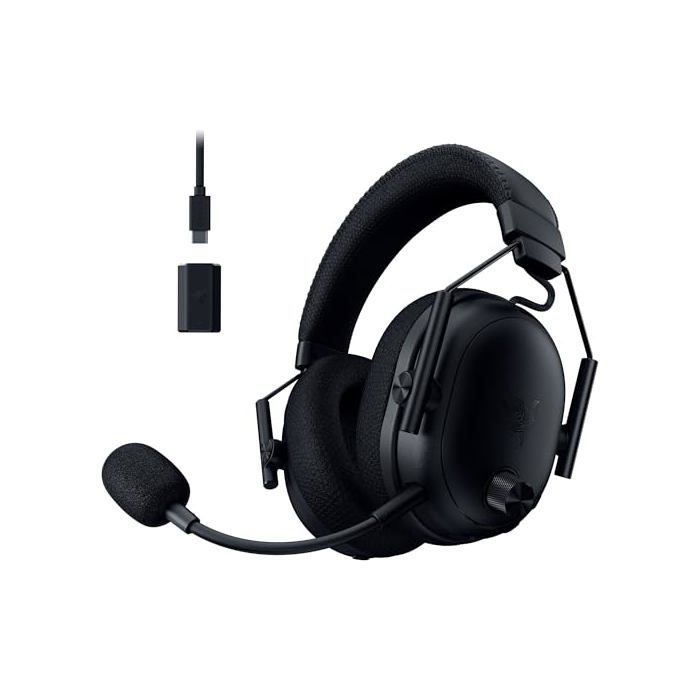 Razer BlackShark V3 Pro Wireless Gaming Headset - ANC - 50mm Drivers - Detachable Microphone - Black