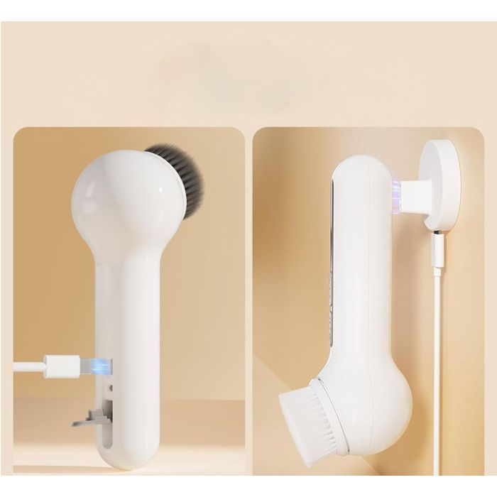 Electric Facial Cleansing Brush, 6 Modes, USB, IPX5
