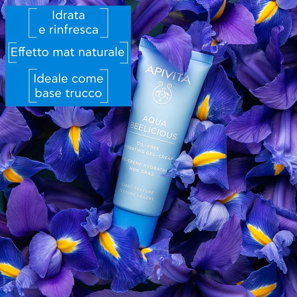 APIVITA Apivita Aqua Beelicious olievrije gelcrème 40 ml met hydraterende en balancerende werking