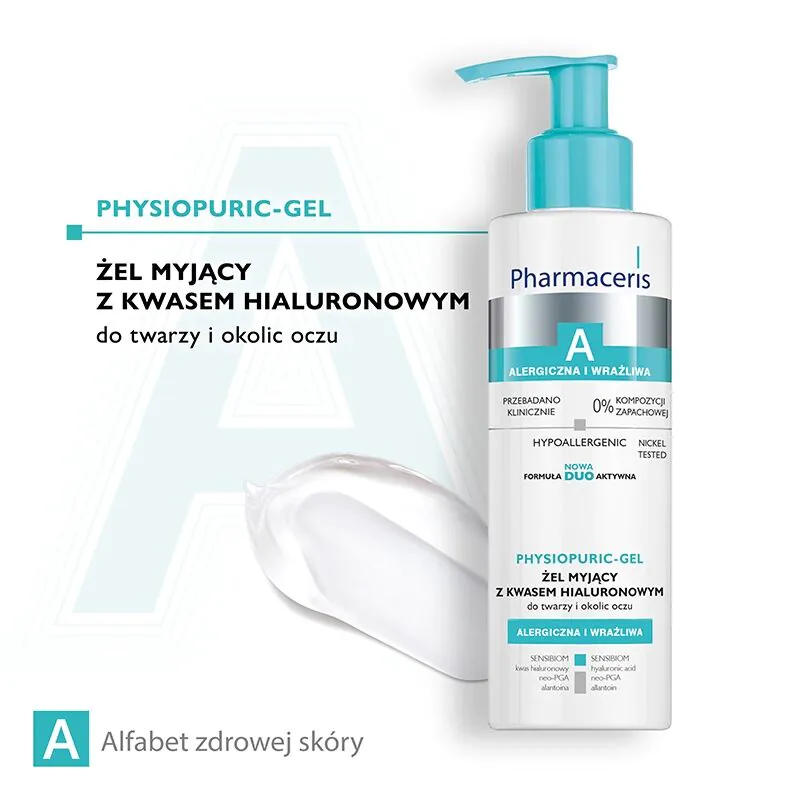 Pharmaceris A Physiopuric Nawilżający żel do mycia twarzy