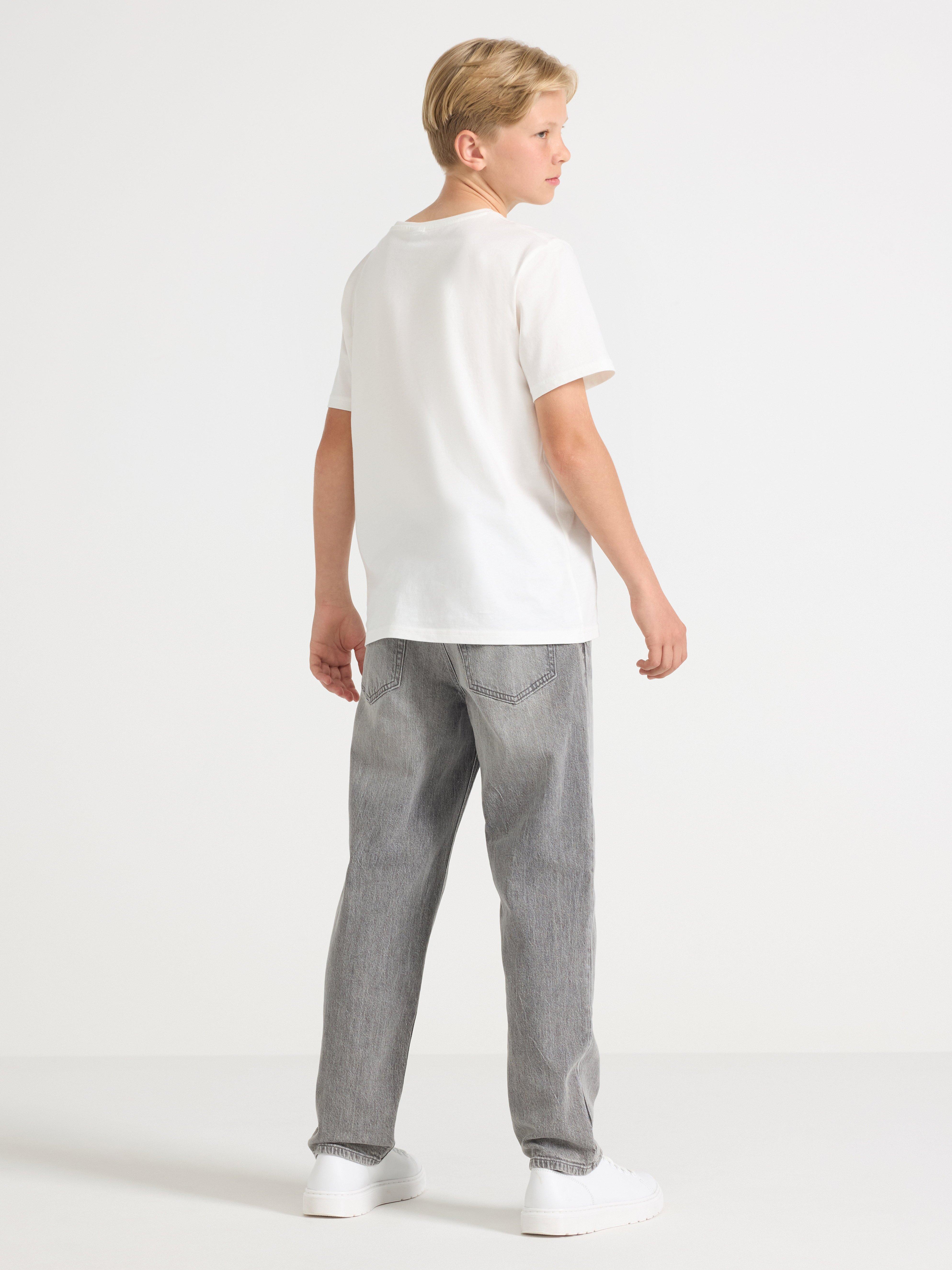 Pantalones vaqueros anchos regulares WILMER grises