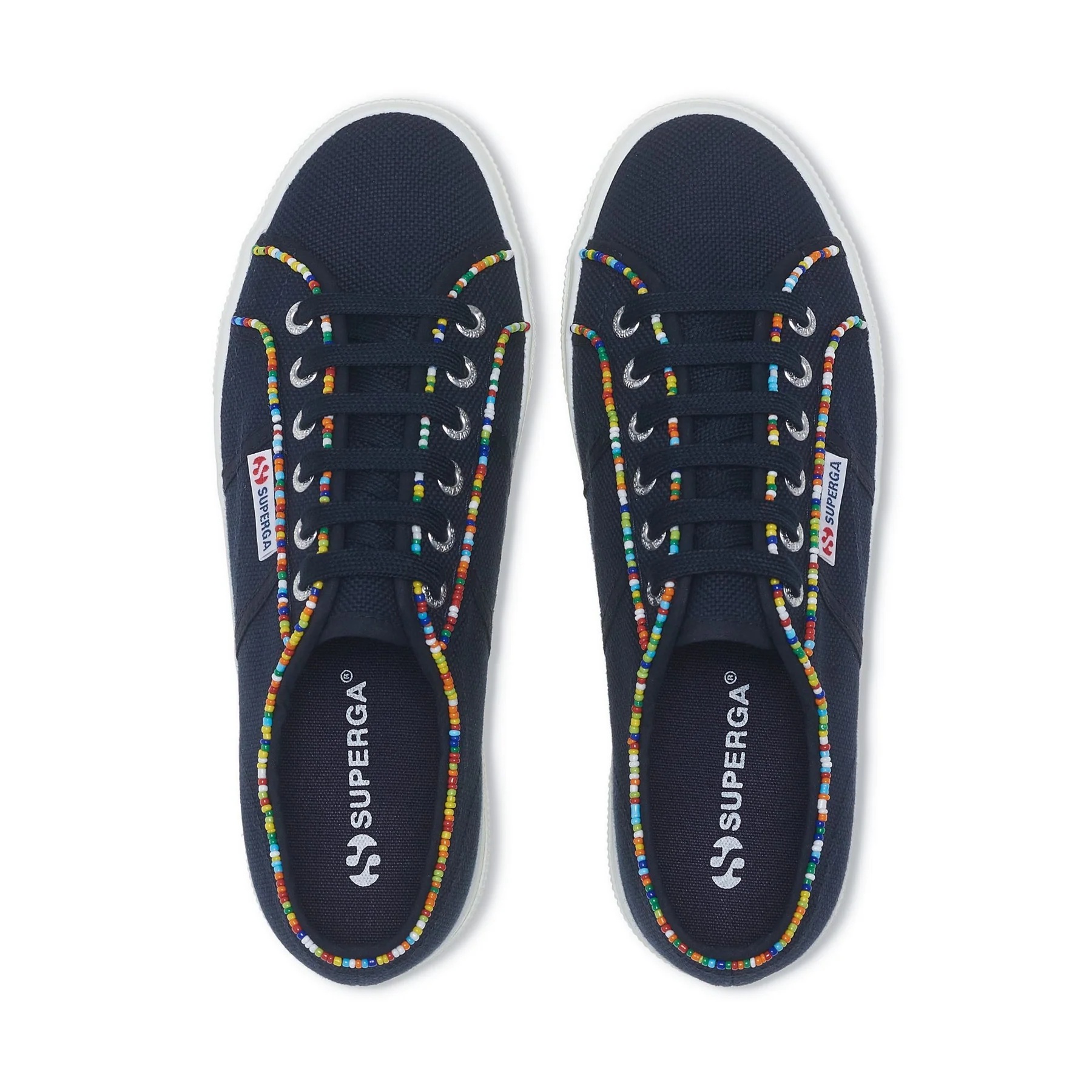 2740 MULTICOLOR BEADS-NAVY-MULTICOLOR BEADS