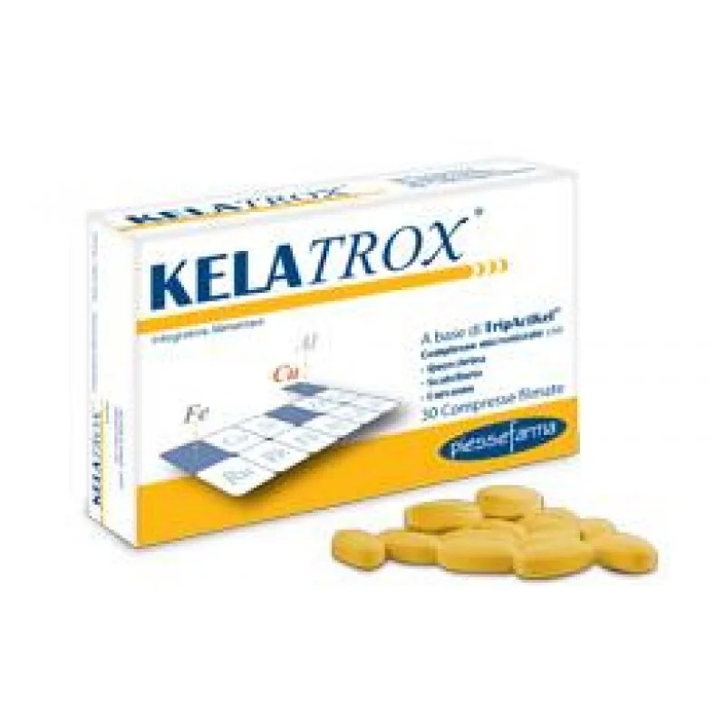 PIESSEFARMA Kelatrox 30 comprimés Complément alimentaire chélateur et antioxydant