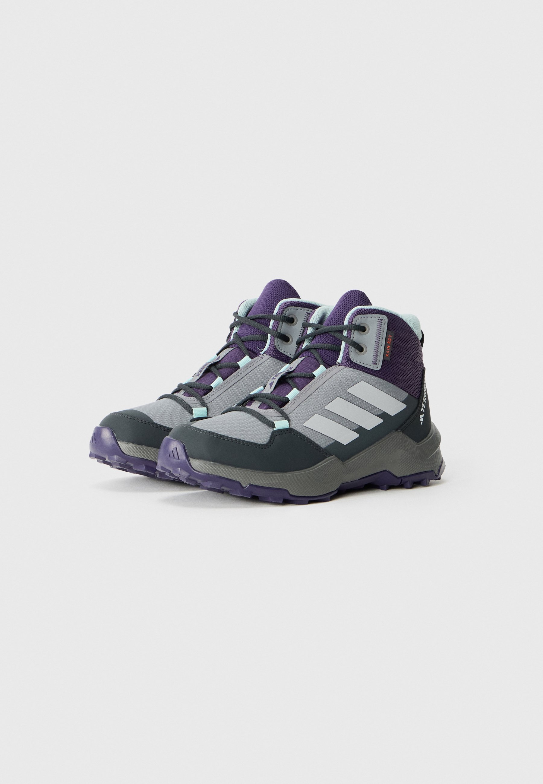Adidas Terrex AX4R UNISEX - Scarpe da trekking - grigio tre/grigio due/verde acqua semi-fluorescente