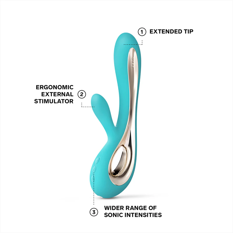 Vibrador Lelo Soraya 2 com estimulador clitoriano