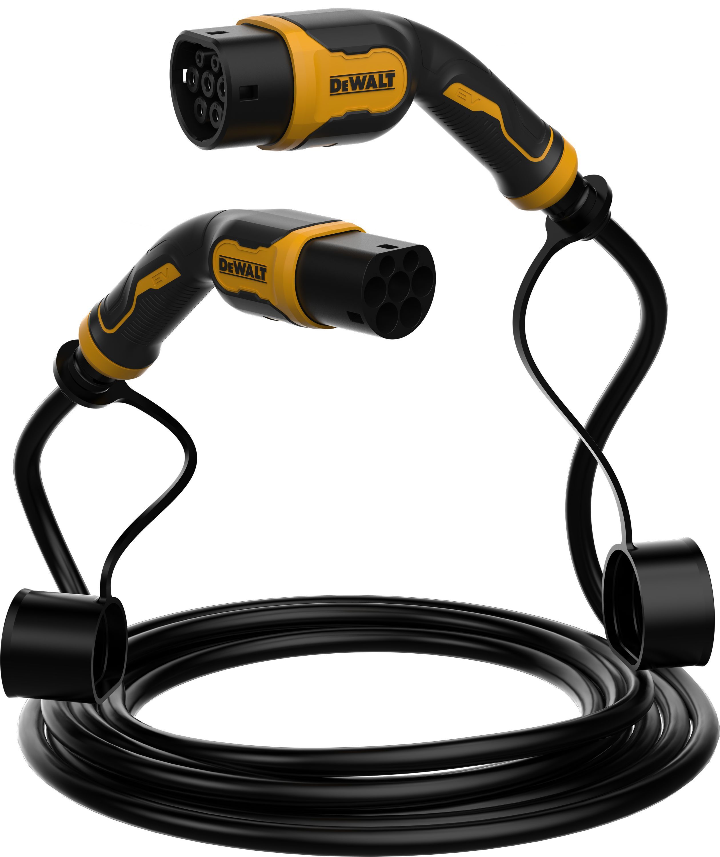 Electric vehicle charging cable - DEWALT - 22kW - Type 2 - 5m - TPU cable - 32A - 380V AC