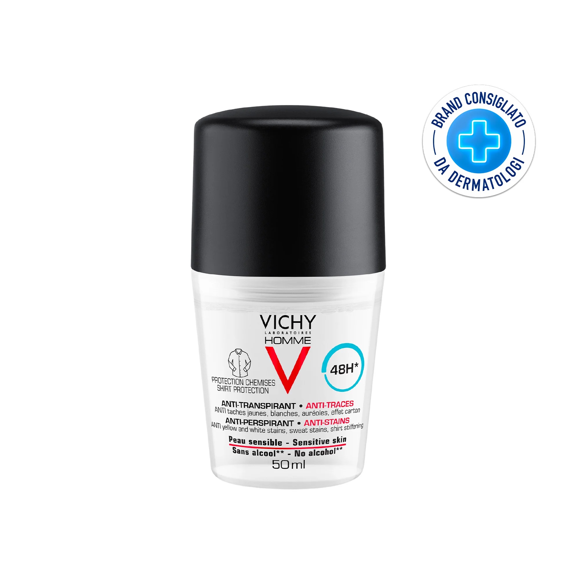 VICHY Vichy Homme Deo Anti-Stain 50 ml Antitranspirant