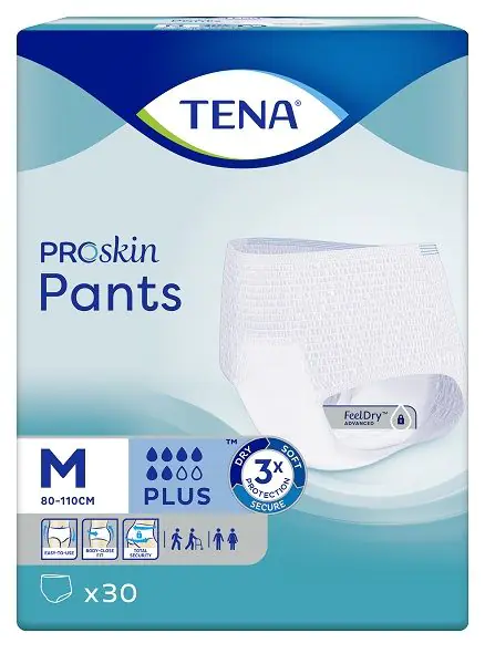 Tena Pants ProSkin Plus, Majtki chłonne, 80-110cm, Medium