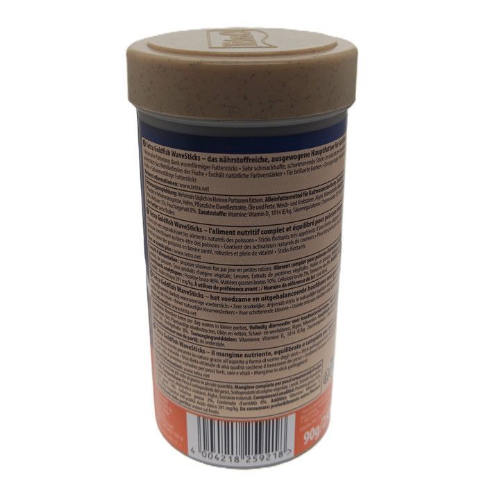 Mangime per pesci rossi - TETRA - Goldfish Wave Stick - Bastoncini galleggianti - 250 ml - Gamberetti e verdure