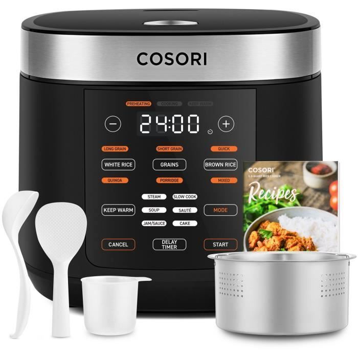 Multicuiseur COSORI - Capacité 5L - 17 programmes de cuisson - Jusqu'à 120°C - 970W