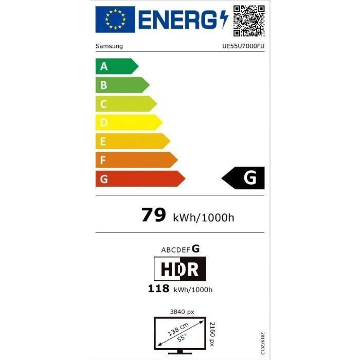 Samsung 55U7000F - TV LED da 55