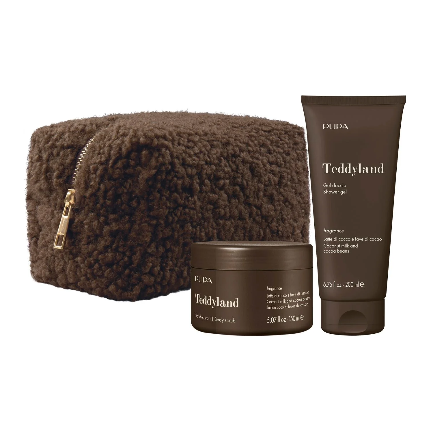 Trattamenti Corpo TEDDYLAND KIT 2 - latte di cocco e fave di cacao - Cofanetto Corpo