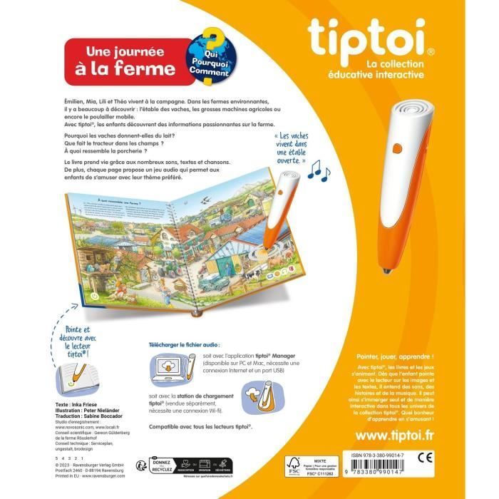tiptoi®, Interaktiivinen kirja, Päivä maatilalla, Ikä 4+, 13099014, Ravensburger