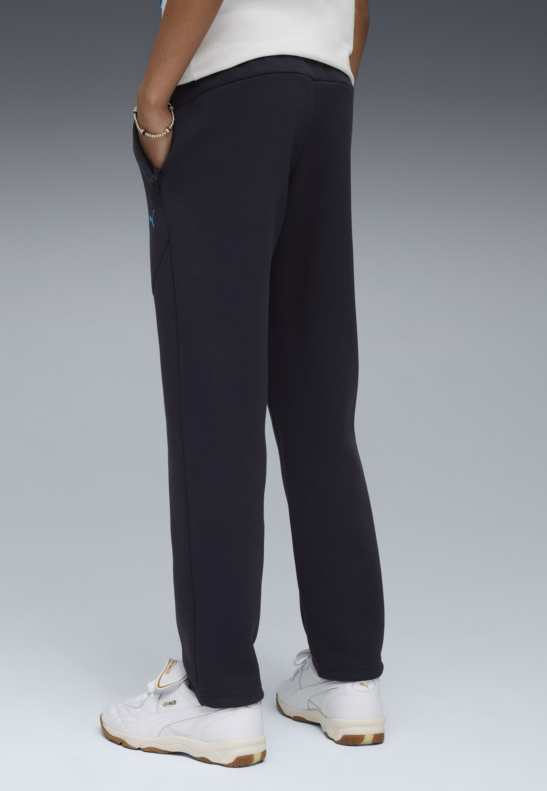 Puma OLYMPIQUE DE MARSEILLE  - Tracksuit bottoms - new navy bleu azur