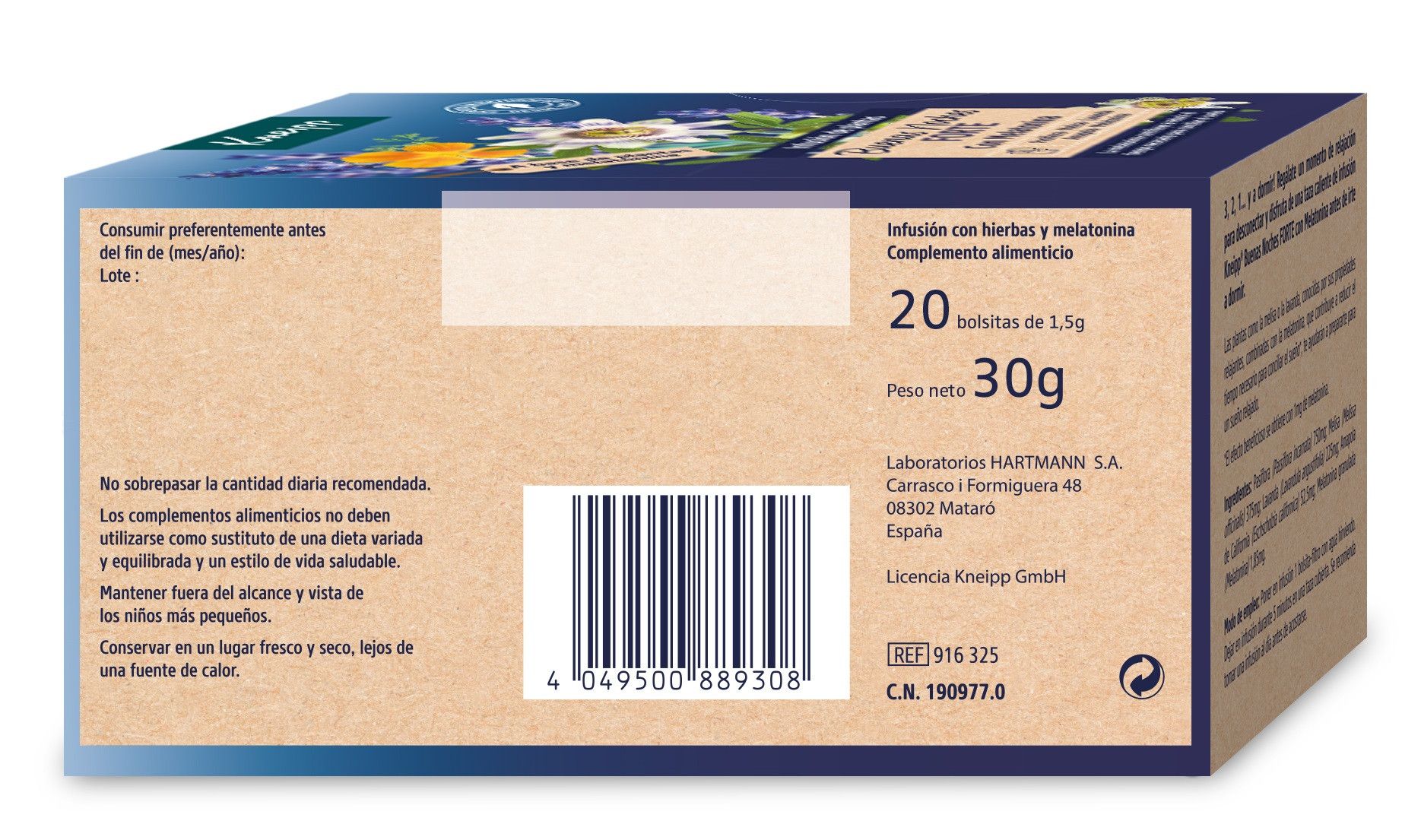 Лаку ноћ Форте са инфузијом мелатонина Диуретици