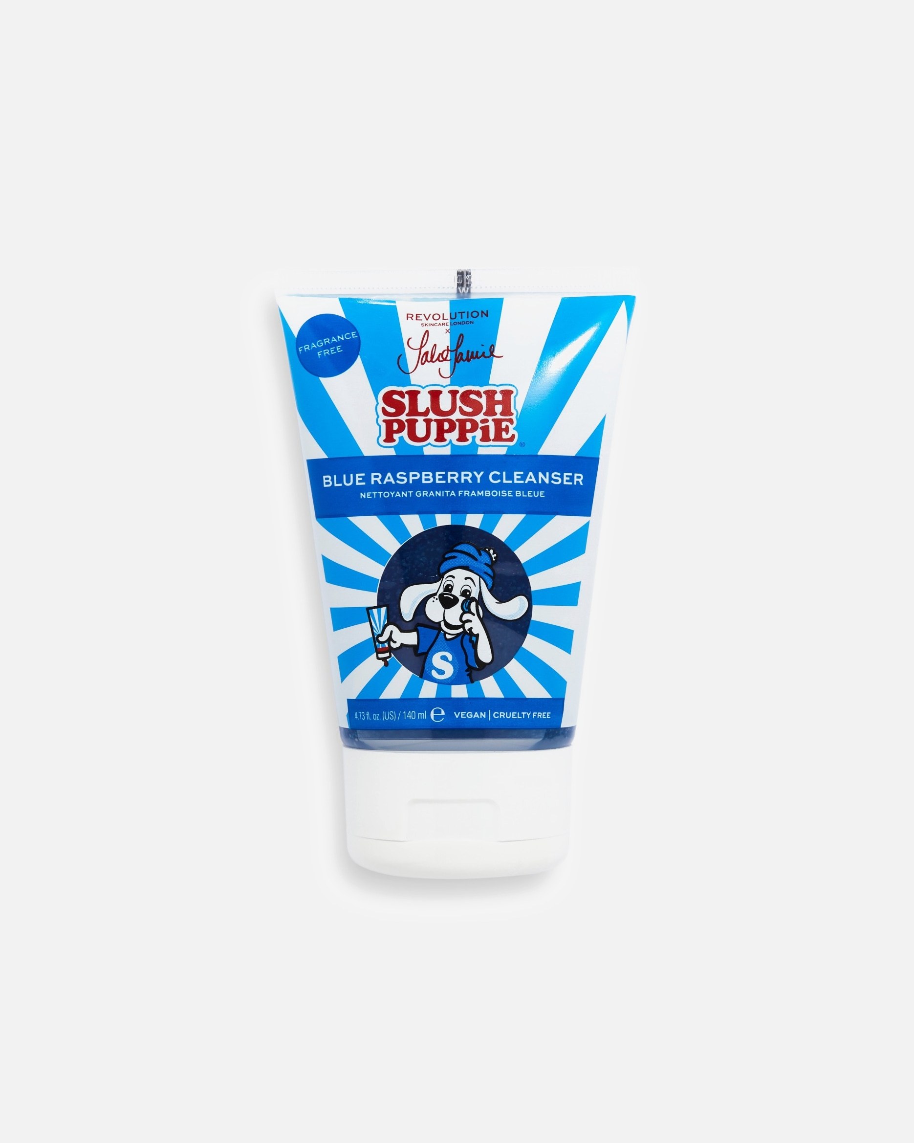 Čistiaca sada na tvár Revolution Skincare Revolution Skincare x Jake Jamie Blue Raspberry Slush Puppie Cleanser - 140 ml