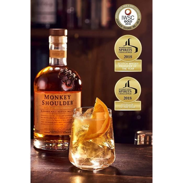Les5CAVES - Whisky Escocês Triplo Malte Monkey Shoulder 70 cl