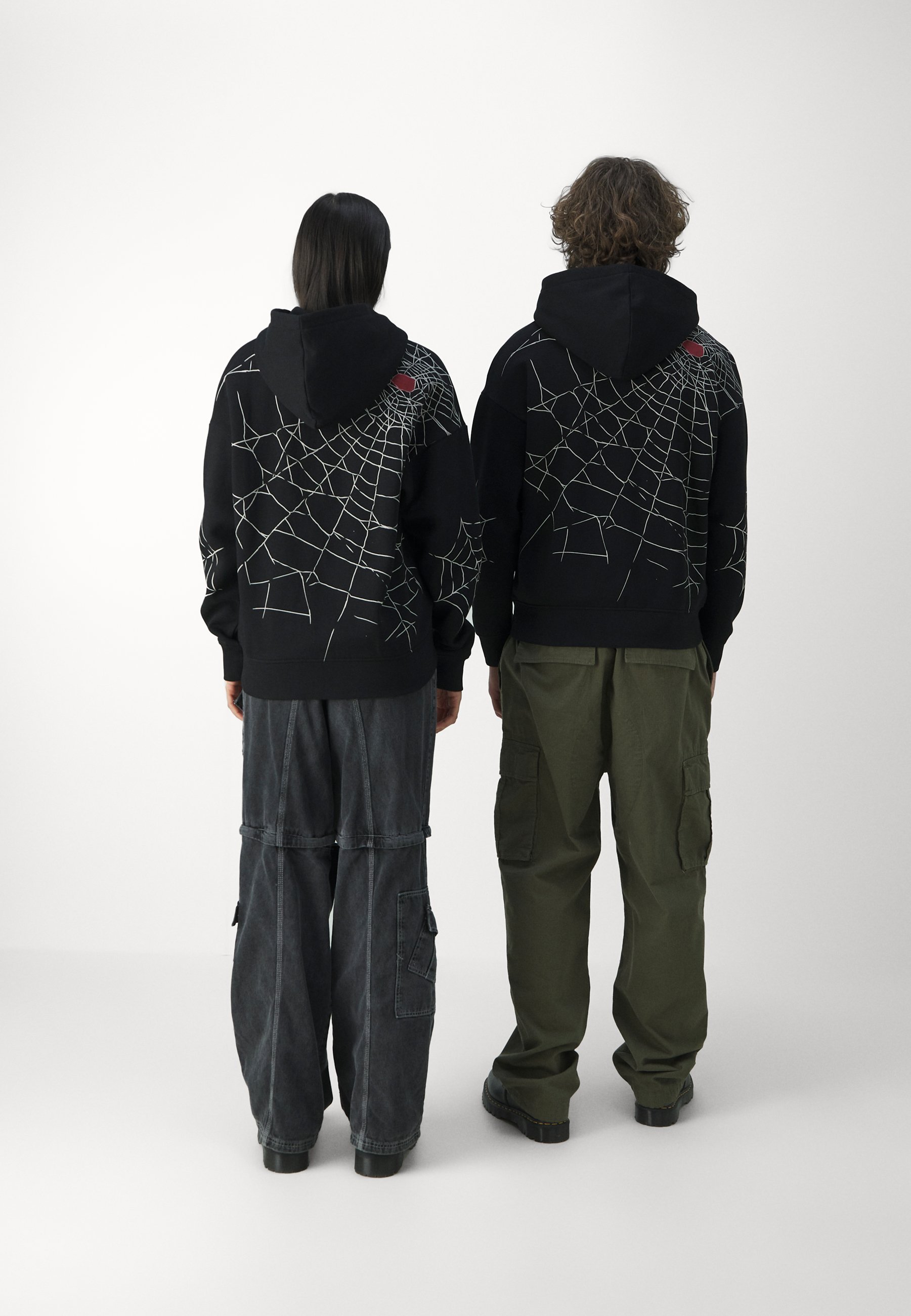 Sweat à capuche zippé unisexe Jack & Jones JORWEB - Noir