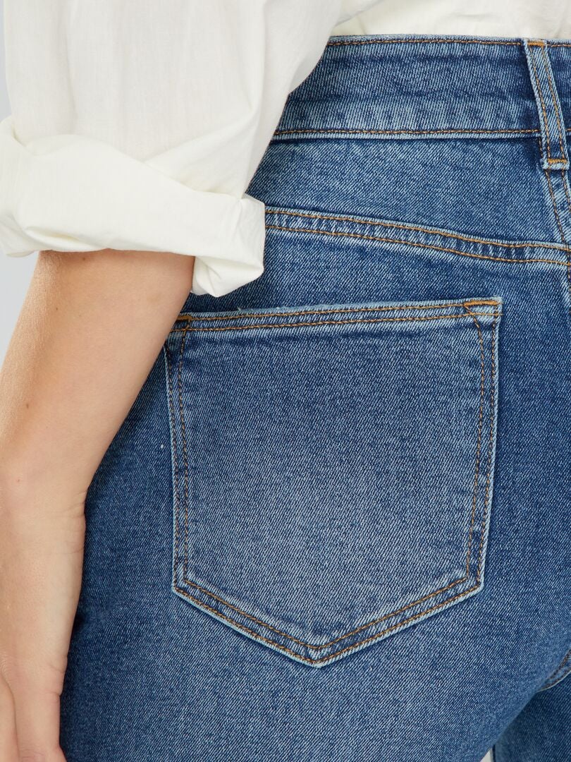 Pantalones vaqueros acampanados - L34 - AZUL
