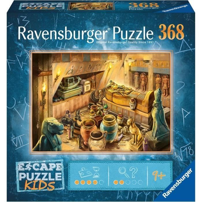 Rompecabezas infantil - En el antiguo Egipto - Juego de escape para niños - Ravensburger
