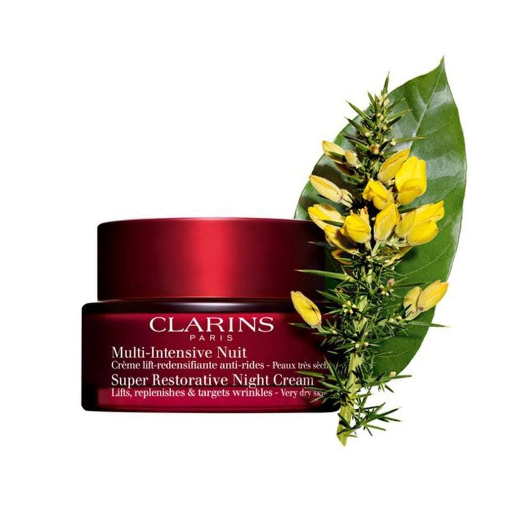 „Clarins Multi-Intensyvus“ naktinis kremas 50+ – labai sausai odai – 50 ml