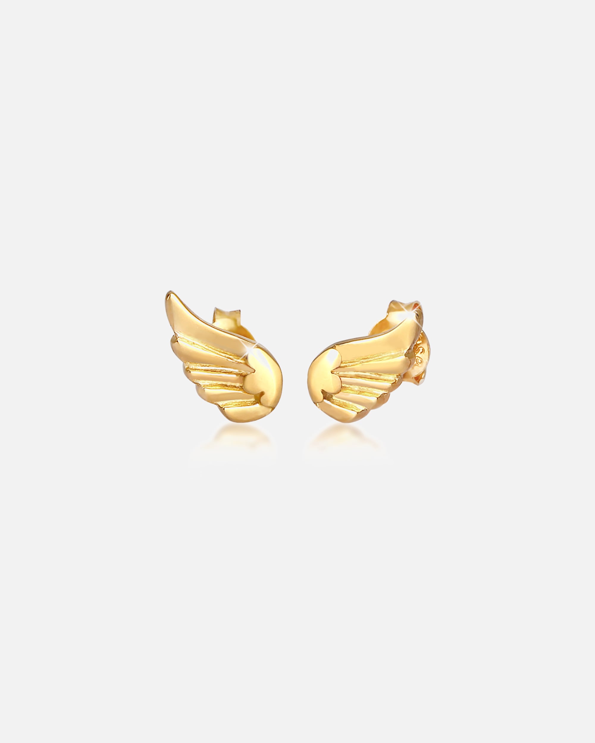 Elli Ailes Ange Religion Symbole Boucles d'Oreilles Enfant - (925/1000) Argent