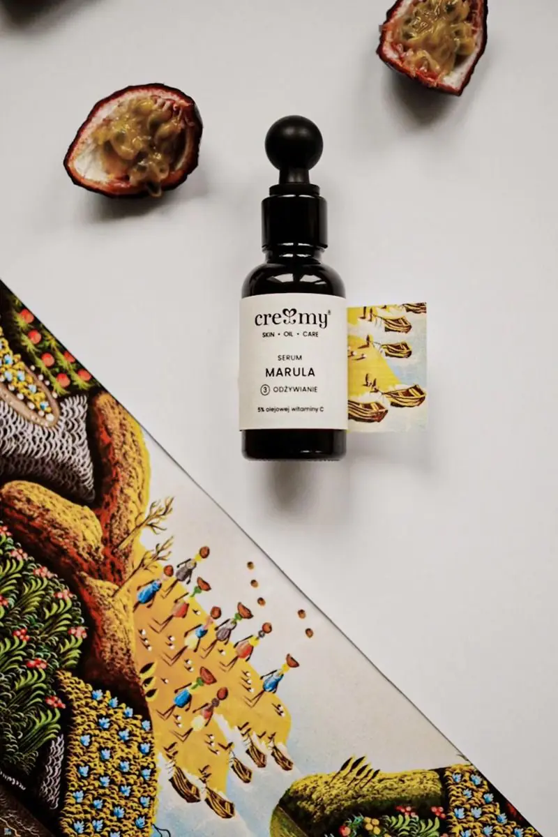 Creamy Marula Odżywcze serum olejowe do twarzy z wit. C 5% 30 ml