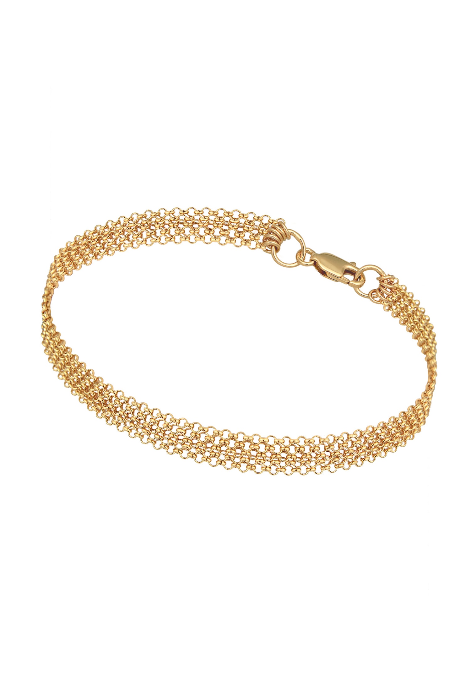 Elli Femmes Chaînes Look Moderne en Argent Sterling 925