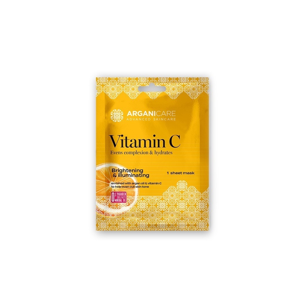 Arganicare Tuchmaske Vitamin C Tuchmaske - 17 g