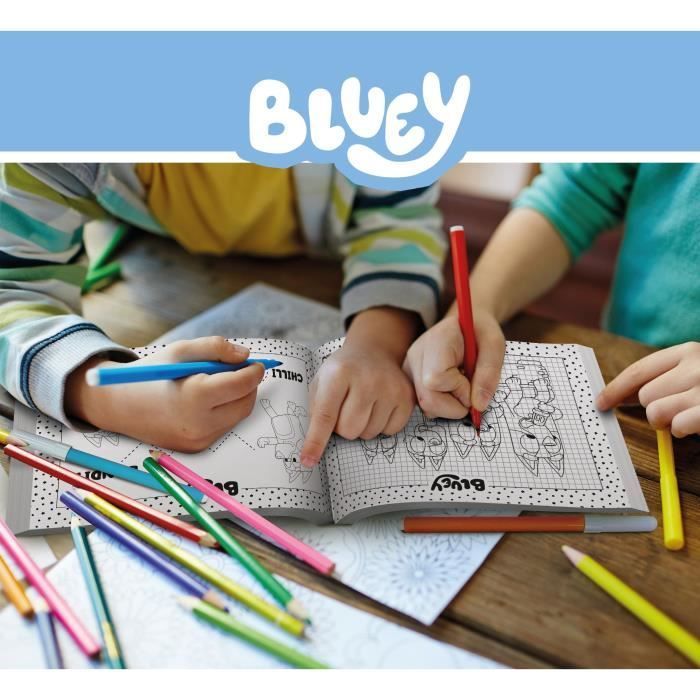 Ecole de dessin - Bluey drawing school - Kit complet pour apprendre à dessiner - LISCIANI