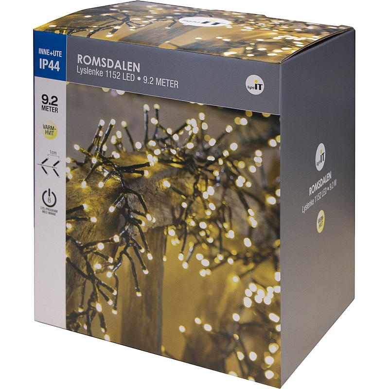 Hem Ljusslinga 1152 LED Varmvit, Romsdalen