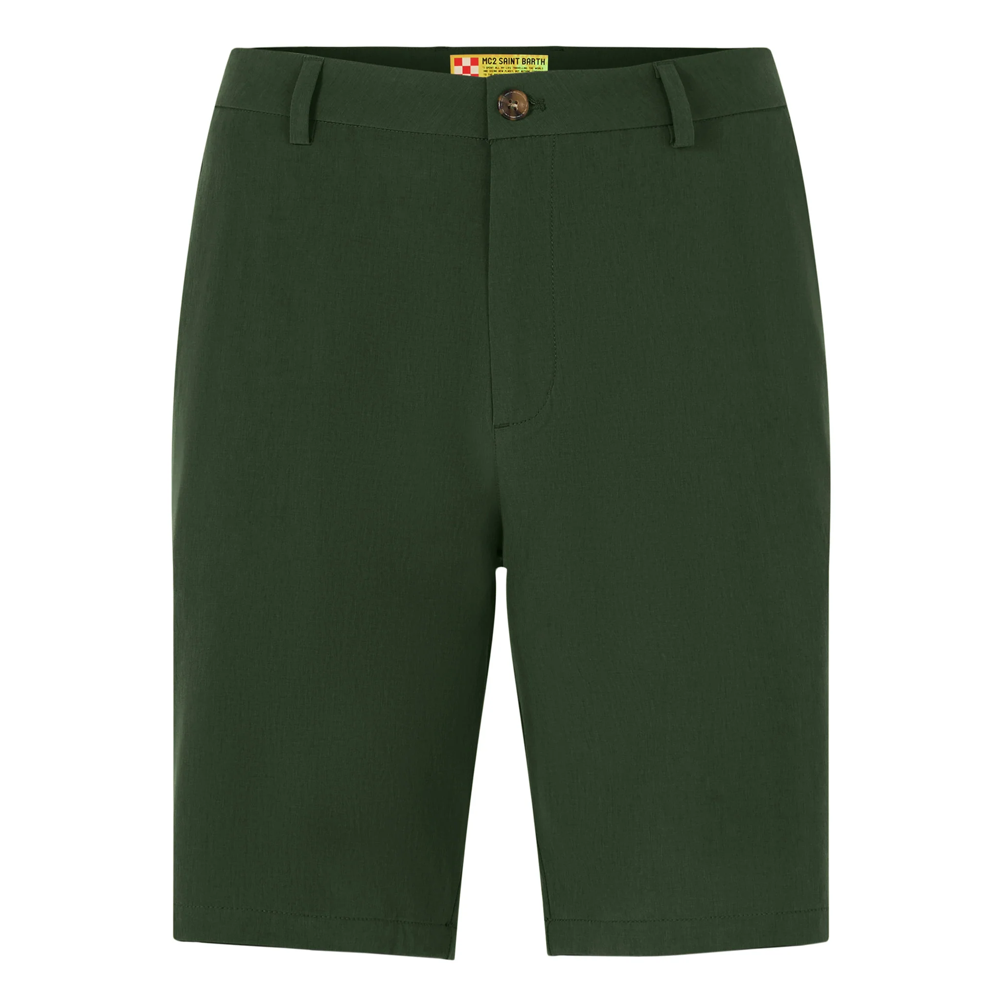 Bermudashorts voor heren in legergroen
