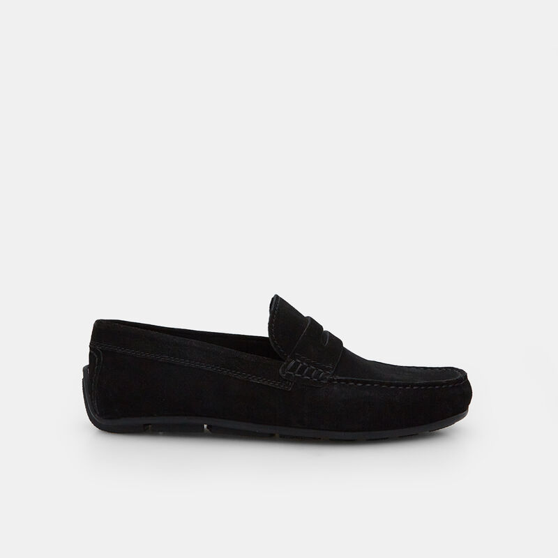 BATA herenloafers van suède
