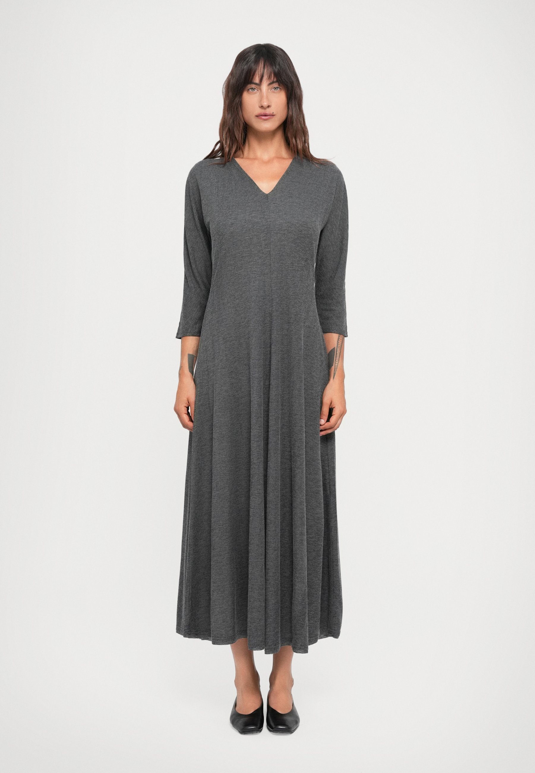 Proenza Schouler White Label LIVIA DRESS - Rochie jersey - coal mélange