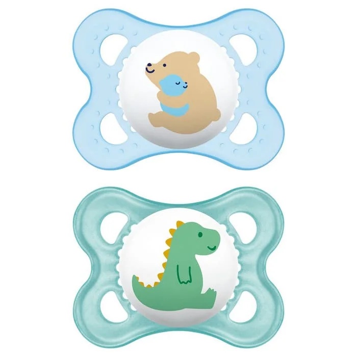Protège-slips en silicone MAM Original 2-6 mois, paquet de 2
