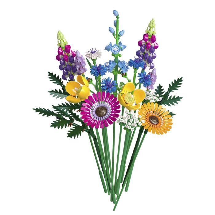 LEGO® Icons 10313 Buquê de Flores Silvestres, Plantas Artificiais com Papoulas, para Adultos