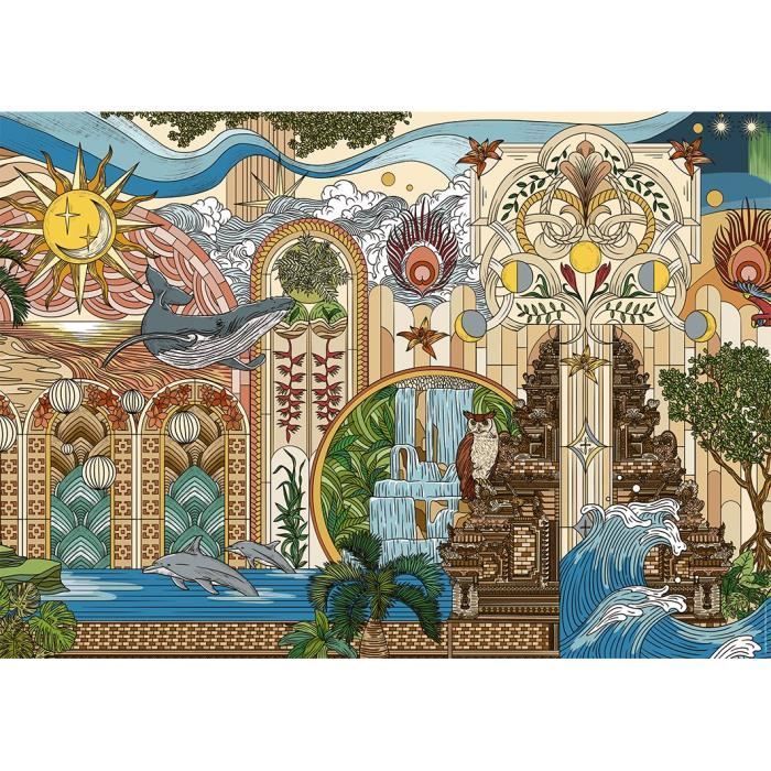 Rompecabezas de 1500 piezas El Jardín de los Sueños, para mayores de 14 años, rompecabezas de alta calidad, Colección de Artistas, 12001612, Nathan
