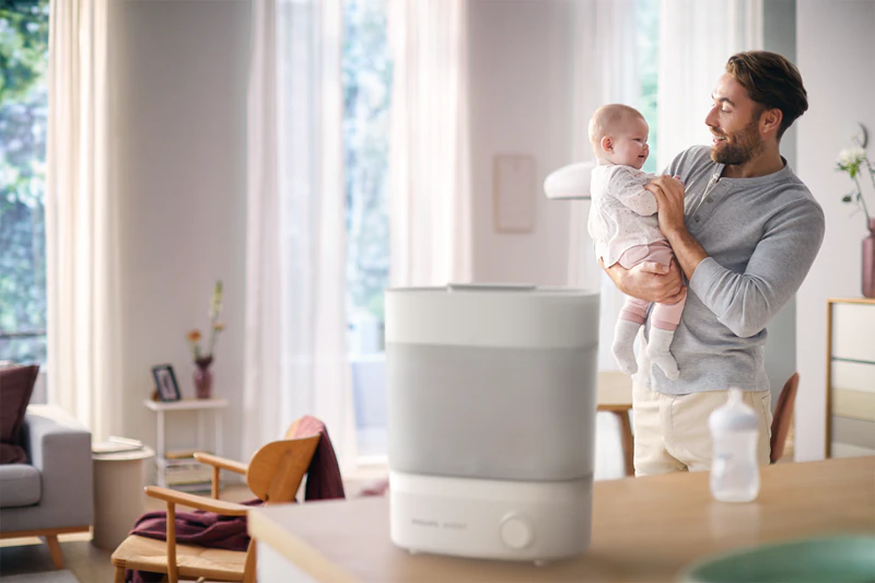 Esterilizador a vapor Philips Avent Premium SCF293/00 com função de secagem