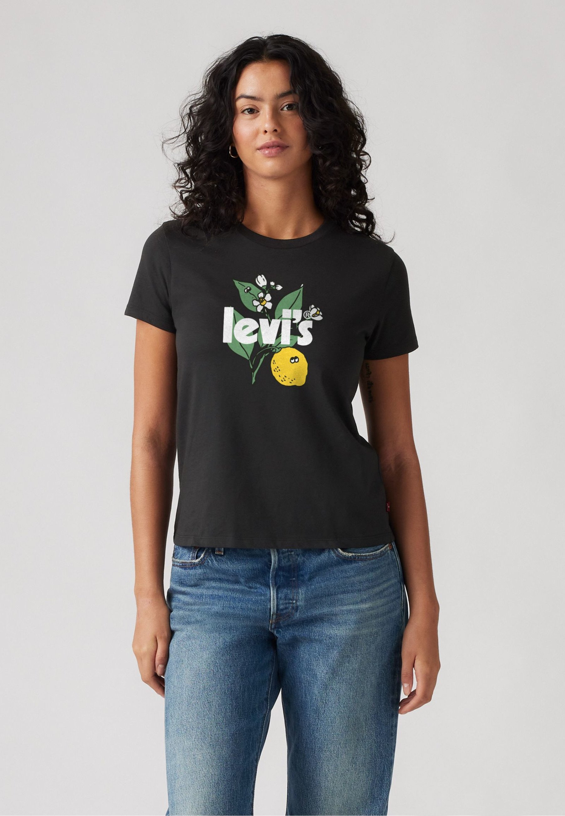 Levi's® T-shirt met print - kaviaar